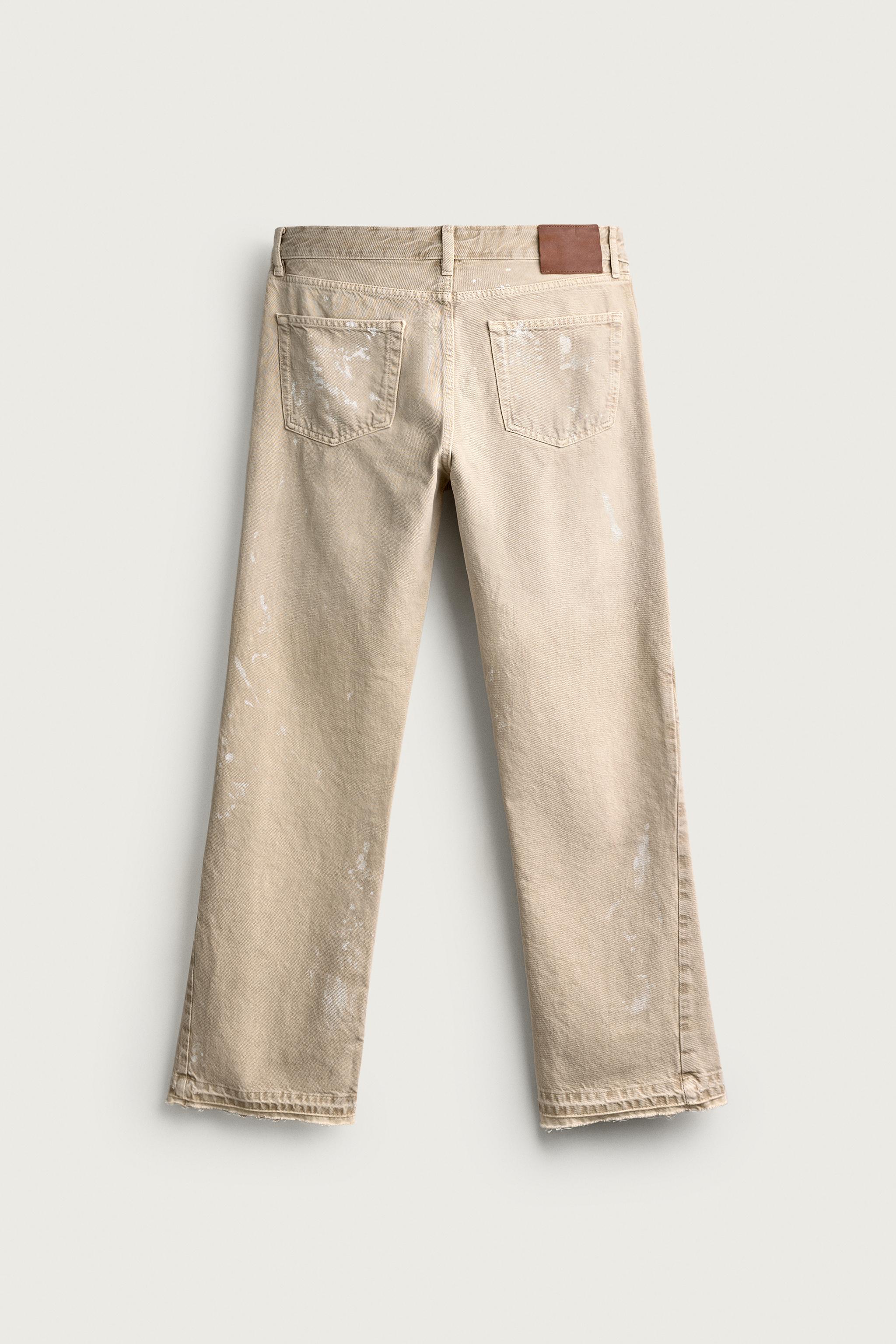 PAINT SPLATTER FLARE FIT JEANS